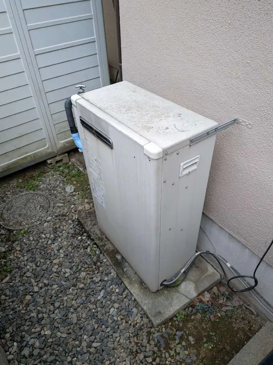 工事前　東京都青梅市のお客様の石油給湯器交換工事