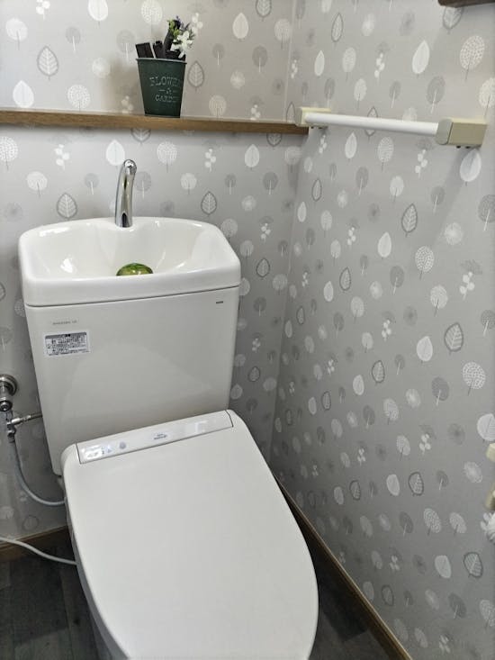 工事後　千葉県のお客様のトイレ交換工事・内装工事