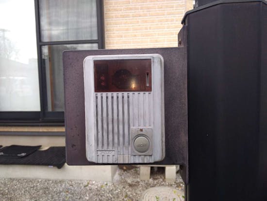 工事前　東京都青梅市のお客様のドアホン交換工事