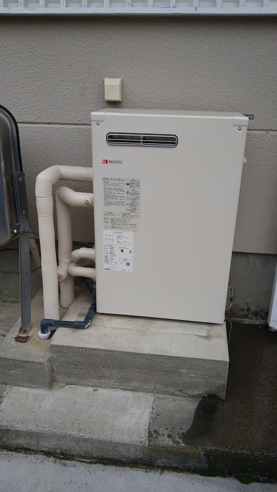 工事後　前橋市のお客様の給湯器工事