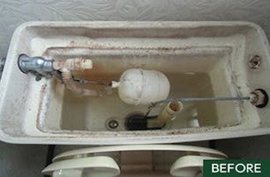 工事前　埼玉県のお客様のロータンク修繕