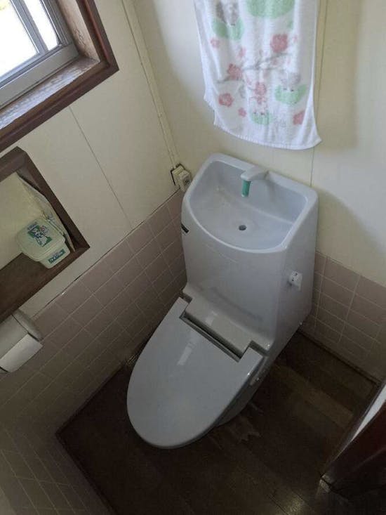 工事前　宮城県黒川郡のお客様のトイレ工事