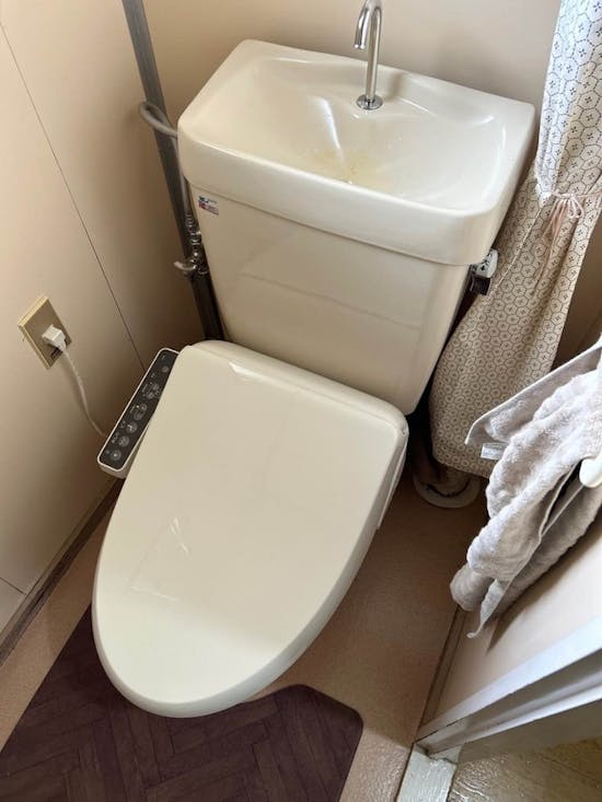 工事後　宮城県塩竈市のお客様の温水洗浄便座交換工事