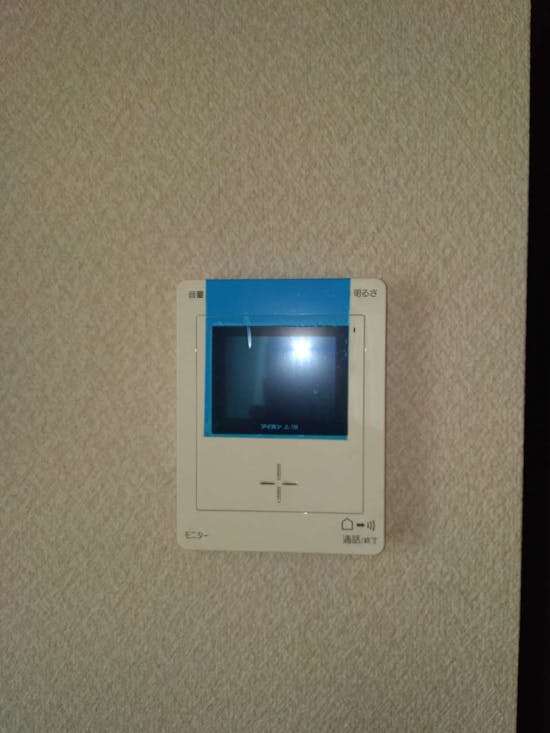 工事前　東京都青梅市のお客様のTVドアホン交換工事