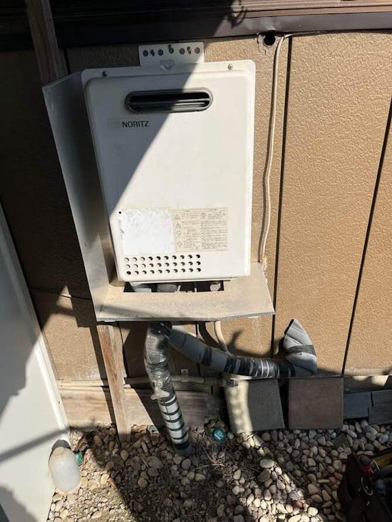 工事前　埼玉県加須市のお客様の給湯器交換工事