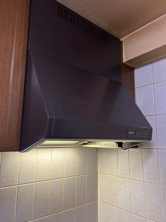 工事前 宮城県仙台市のお客様のレンジフード及びビルトインコンロ交換工事