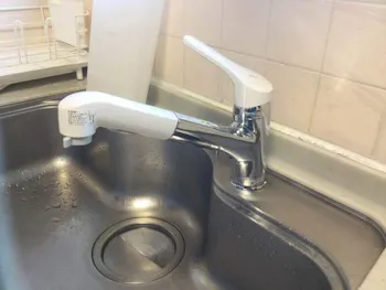 東京都青梅市のお客様のキッチン混合水栓交換工事