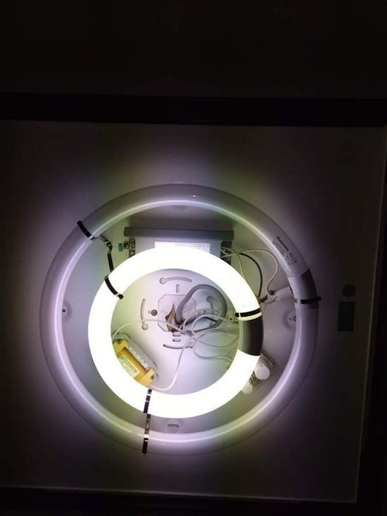 工事前　東京都西多摩郡瑞穂町のお客様の照明器具取付工事