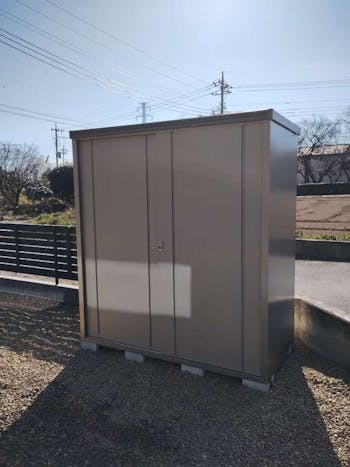 群馬県吉岡町のお客様の物置設置工事