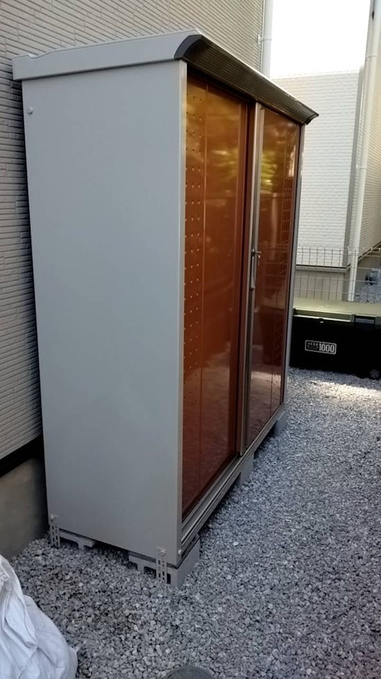 工事後　八王子市のお客様の物置・倉庫工事