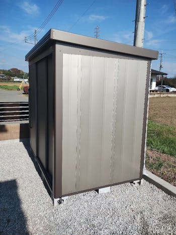 群馬県桐生市の物置設置工事