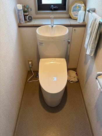 茨城県石岡市のお客様のTOTOEXトイレ交換工事