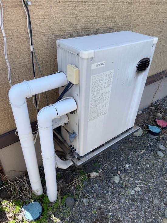 工事前　長野県上田市のお客様の給湯器交換工事