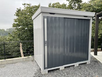 栃木県のお客様の物置設置工事　具体的な工事内容1