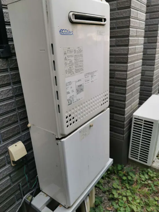 工事前　神奈川県伊勢原市のお客様のガス給湯器交換工事