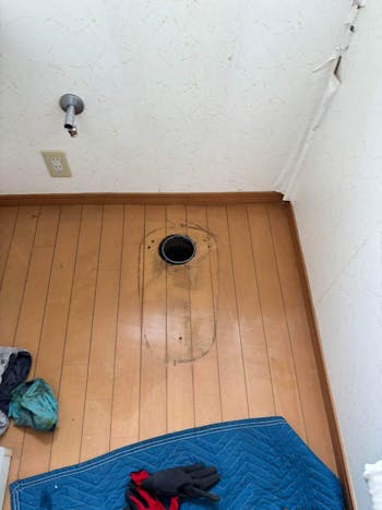 茨城県水戸市のお客様のトイレ交換工事　具体的な工事内容2