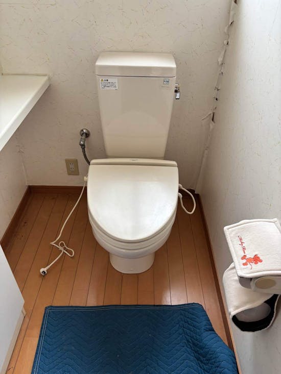 工事前　茨城県水戸市のお客様のトイレ交換工事