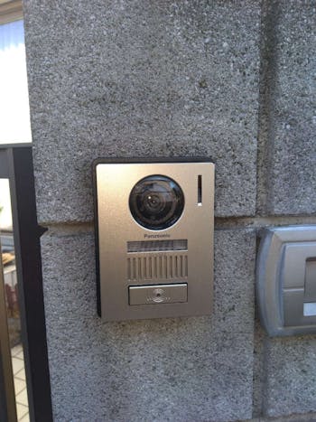 東京都昭島市のお客様のドアホン設置工事