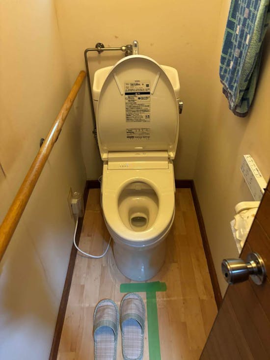 工事前　茨城県日立市のお客様のTOTOトイレ工事 