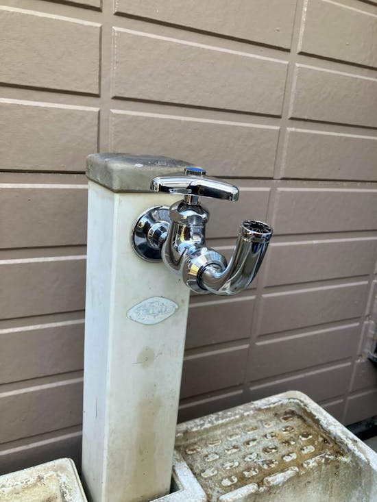 工事後　埼玉県本庄市のお客様の立水栓交換工事