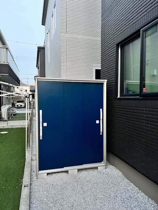 工事後　坂戸市のお客様の物置・倉庫工事