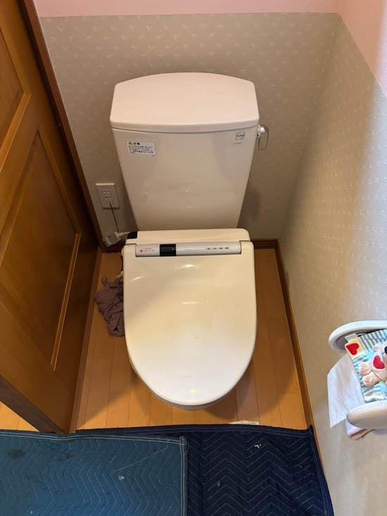 工事前　茨城県取手市のお客様のトイレ交換工事 