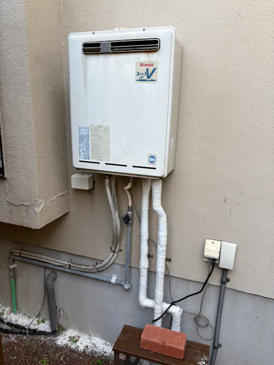 工事前　静岡県伊東市のお客様の給湯器工事