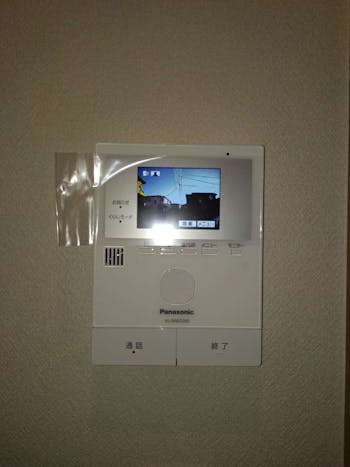 東京都昭島市のお客様のTVドアホン交換工事