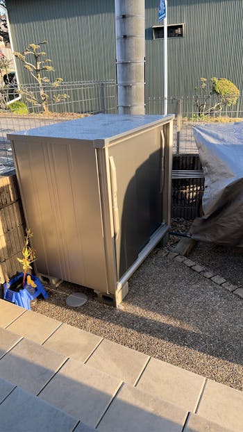 岡崎市のお客様の物置・倉庫工事