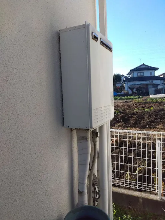 工事前　東京都あきる野市のお客様の給湯器交換工事