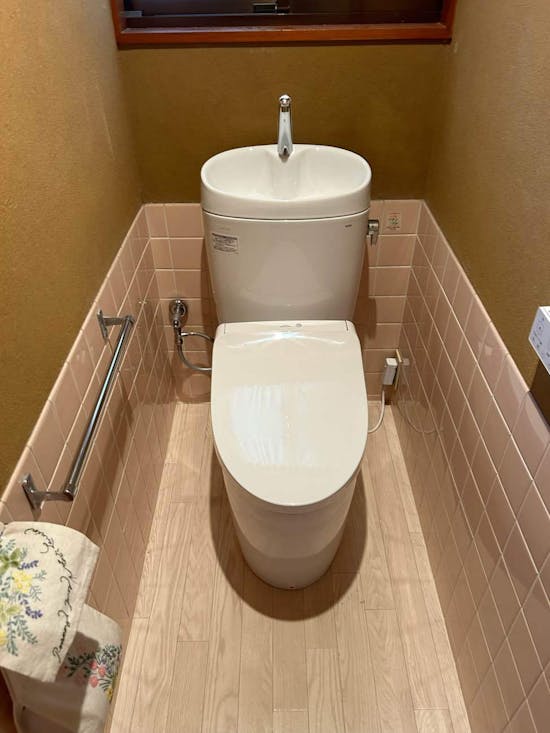 工事後　宮城県宮城郡七ヶ浜町のお客様のTOTOトイレ工事パック