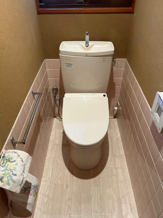 工事前　宮城県宮城郡七ヶ浜町のお客様のTOTOトイレ工事パック