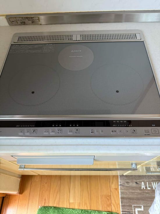 工事後　福島県大沼郡会津美里町のお客様のIHクッキングヒーター設置交換工事