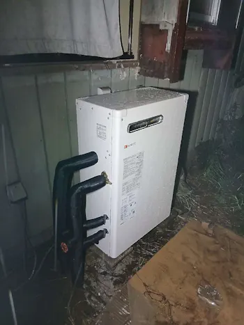 茨城県石岡市のお客様の石油給湯器交換工事