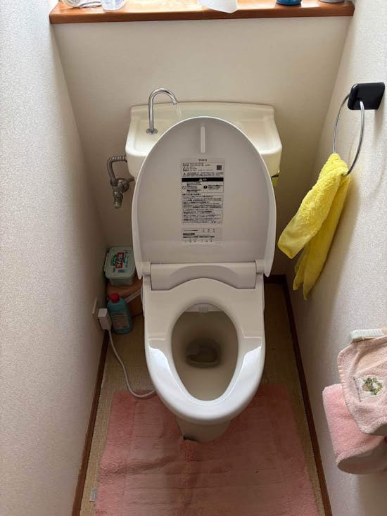 工事後　茨城県土浦市のお客様の便座交換工事