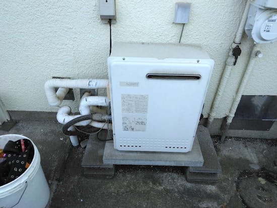 工事前　神奈川県大和市のお客様の給湯器交換工事 