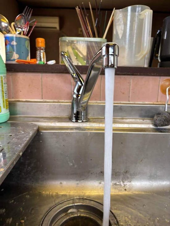 工事後 茨城県小美玉市のお客様の排水管つまり解消・水栓交換工事