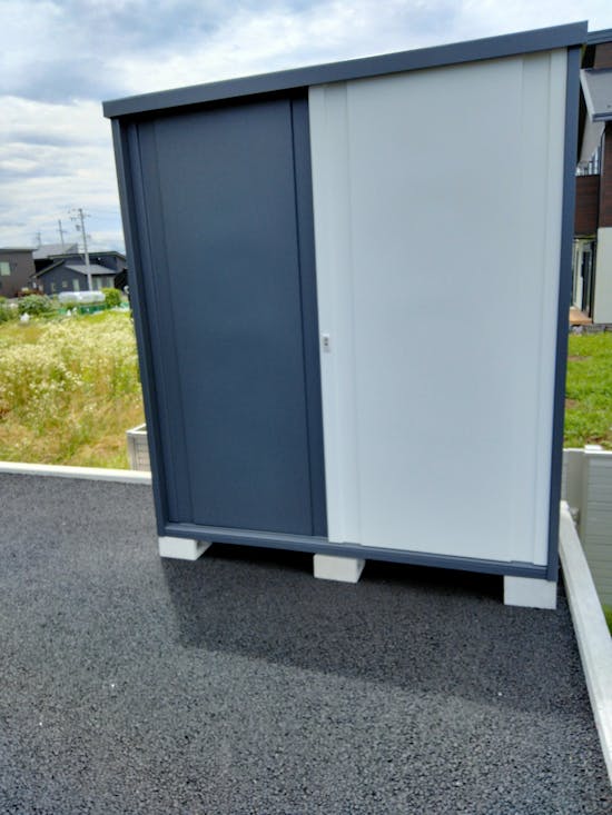 工事後　小諸市のお客様の物置・倉庫工事