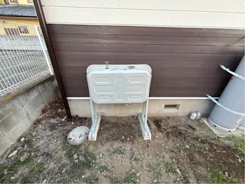 群馬県佐波郡のお客様のホームタンク交換工事