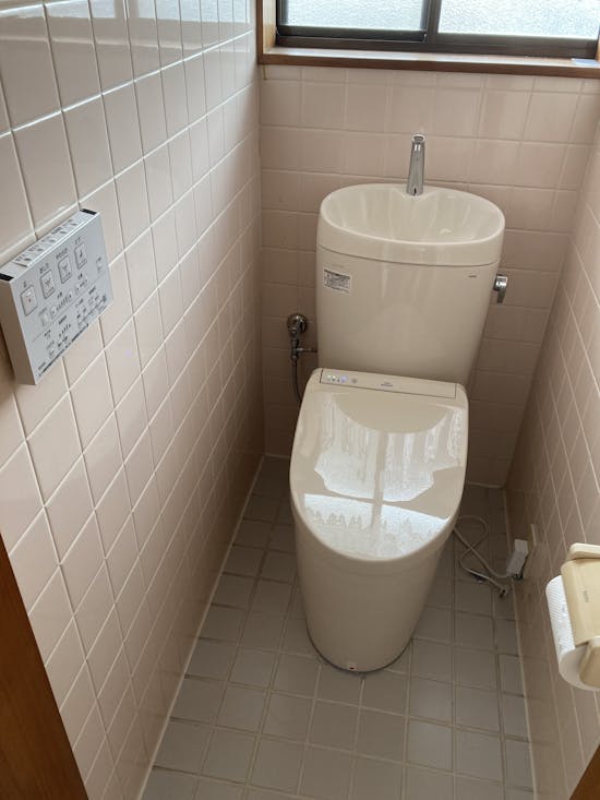 工事後 大田原市のお客様のトイレ工事