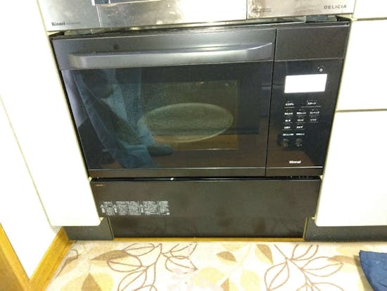 工事後 東京都町田市のお客様のキッチン型オーブン交換工事