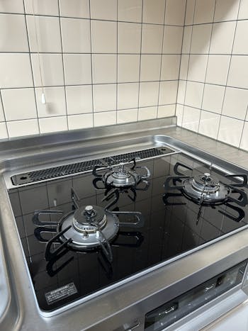 静岡県のお客様のビルトインコンロ工事