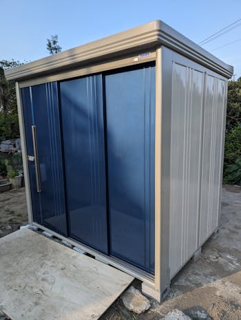 さいたま市西区のお客様の物置設置工事