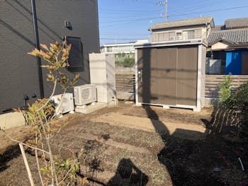 北本市のお客様の物置・倉庫工事