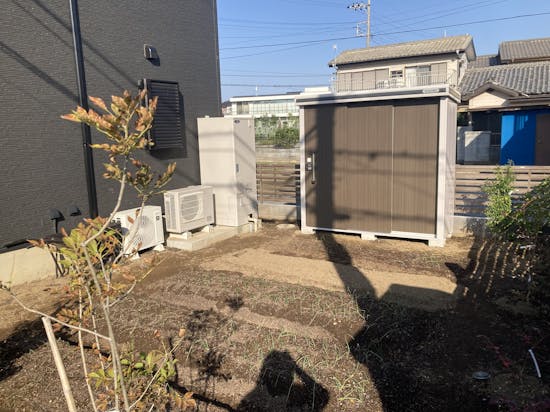 工事後 北本市のお客様の物置・倉庫工事