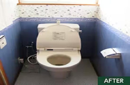工事後 東京都のお客様のトイレ工事