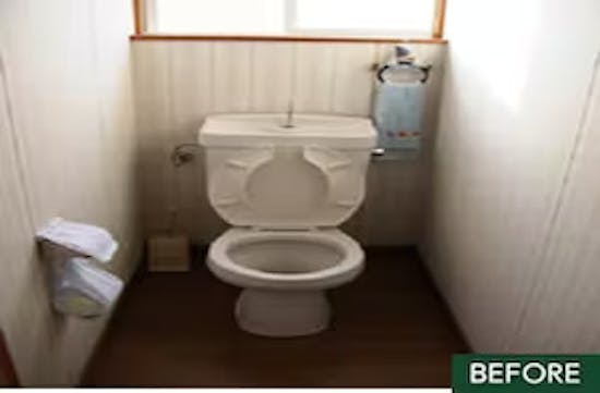 工事前 東京都のお客様のトイレ工事