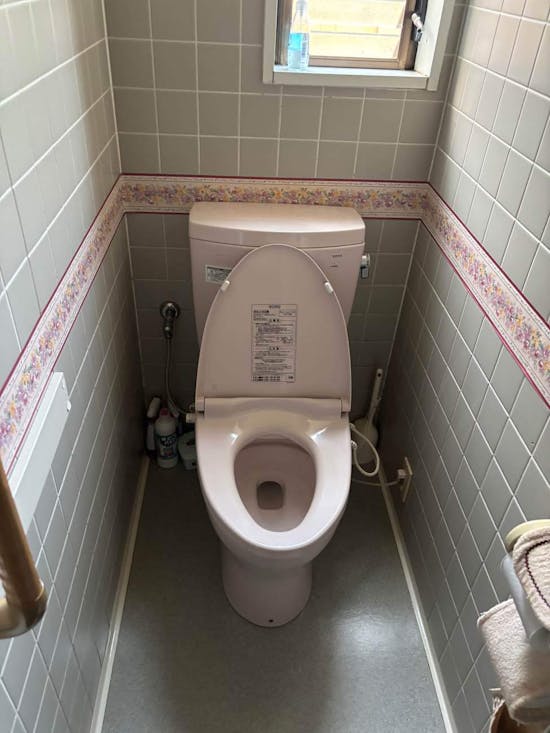 工事前　茨城県高萩市のお客様のトイレ交換工事 