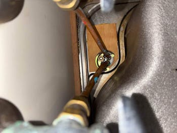 千葉県市川市のお客様のワンホール混合水栓工事　具体的な工事内容3