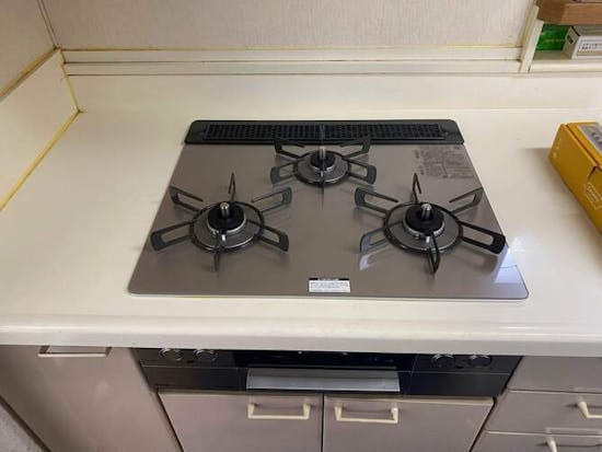 工事後 埼玉県本庄市のお客様のコンロ・レンジフード・浴室換気扇交換工事